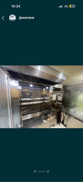 Фуудтрък/мобилна кухня кемпер за сандвичи и пиле на грил