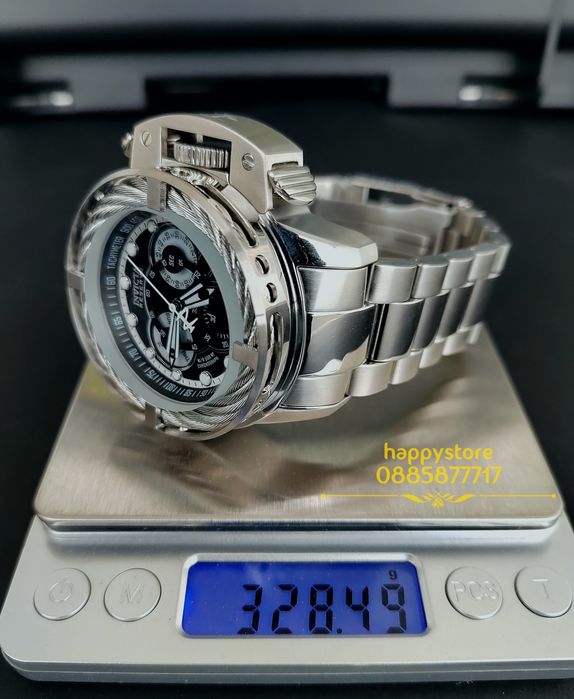 часовник INVICTA Reserve I-Force Chronograph Silver 52 mm, Инвикта нов