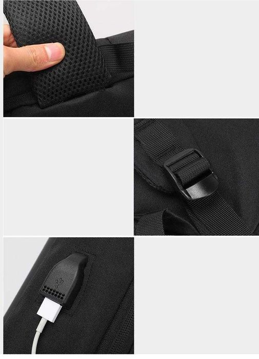 Водоустойчива раница за лаптоп с дизайн против кражба