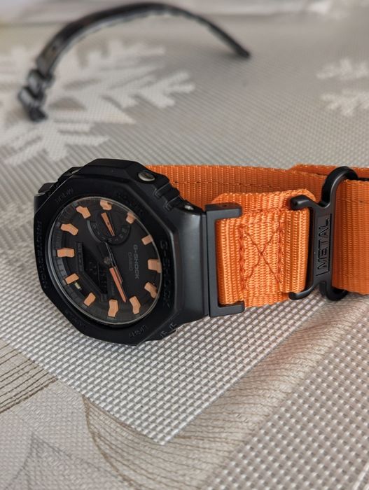 Найлонови каишки за Casio  - сива, зелена, оранжева
