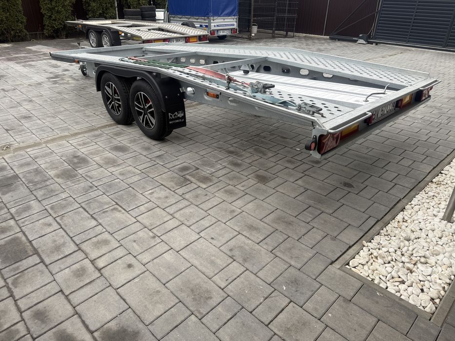 Remorca/Trailer/Platforma Gala 4,5M Noua Jante Aliaj Rampe Aluminiu