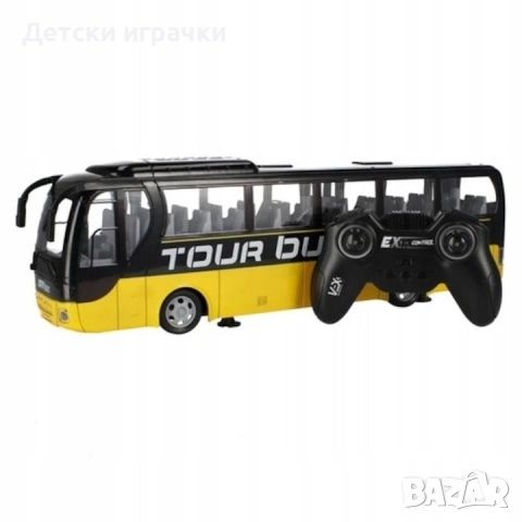 Автобус с дистанционно и светофар комплект, със светлини и звуци