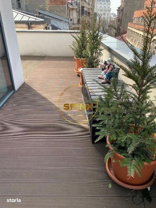 Downtown Universitate, 3 room duplex penthouse, 54 sqm terrace