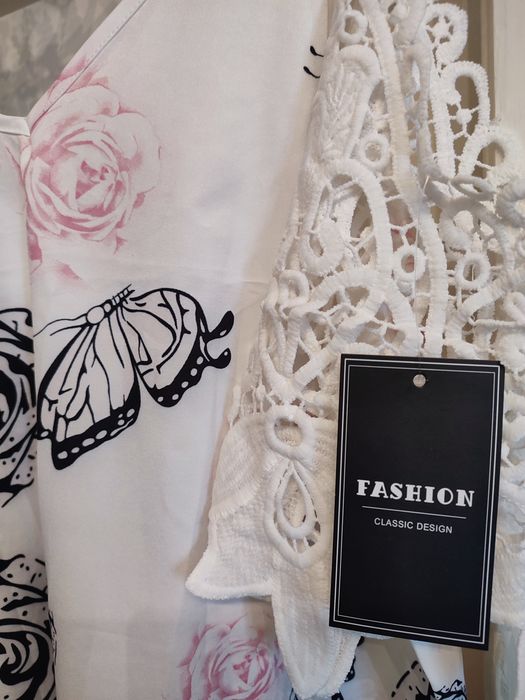 НОВА ефирна лятна рокля, размер 54