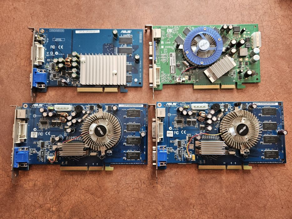 Placi video retro AGP8X Nvidia 6200, 6600 128/256MB