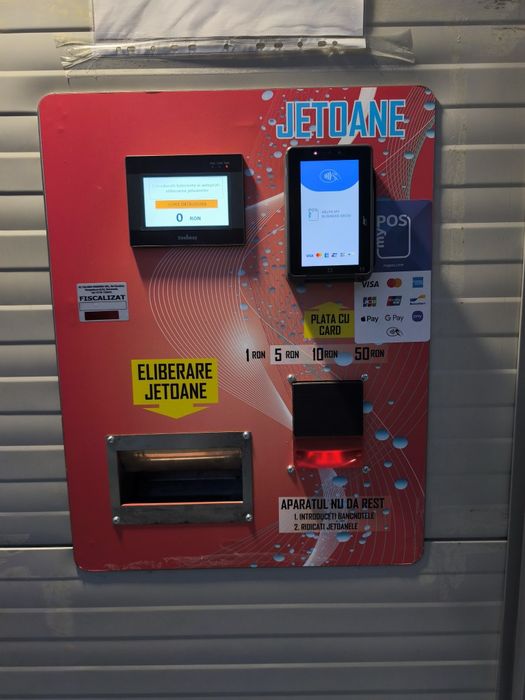 Automatizare self service , aspirator ,parfum , dispenser jetoane