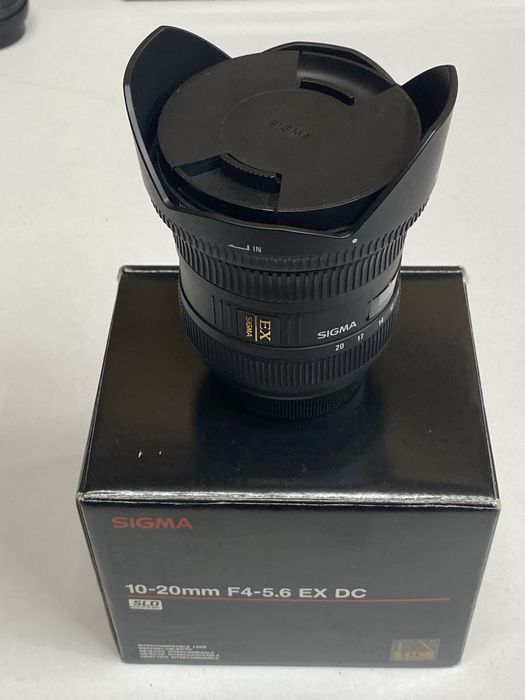 Obiectiv foto Sigma 10-20 mm,montura Nikon  EX DC