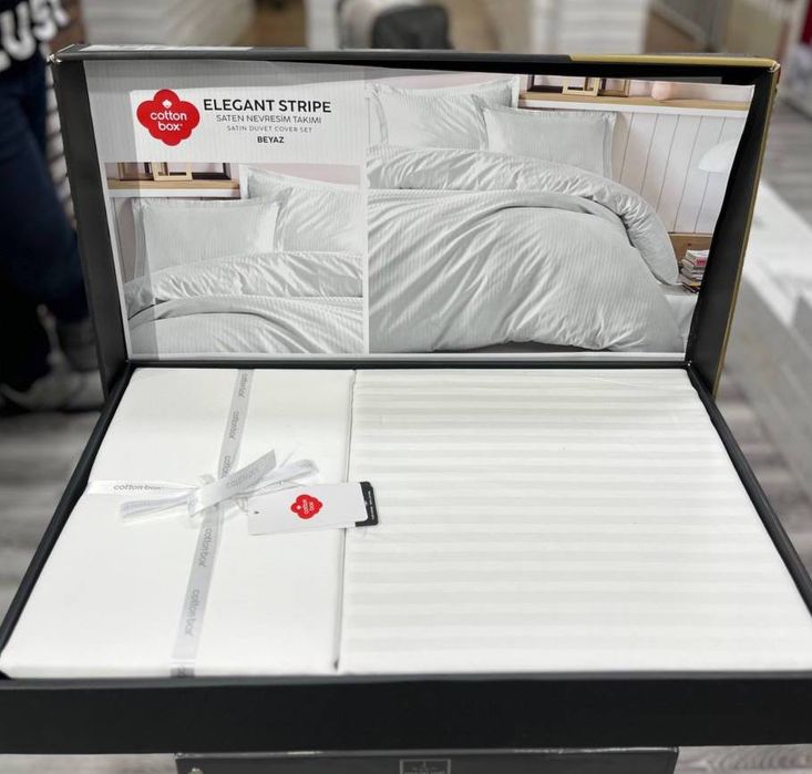 Страйп Сатин отличной плотности постельное белье