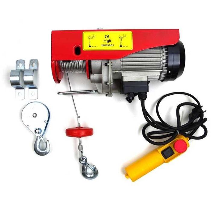 Электрическая лебедка 1000 кг с тросом 20 м – Супер цена!