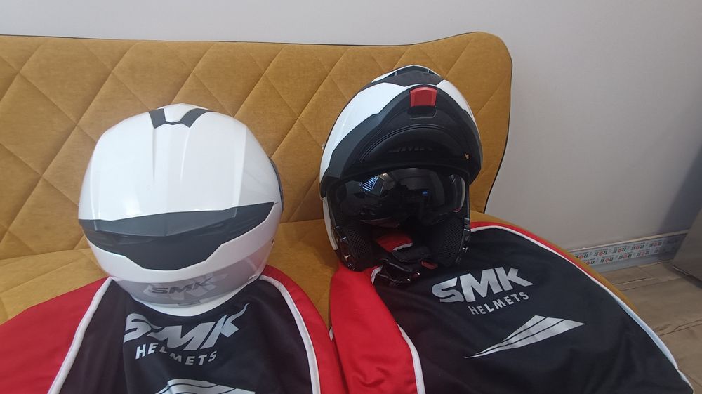 Каска за мотор SMK Gulling solid