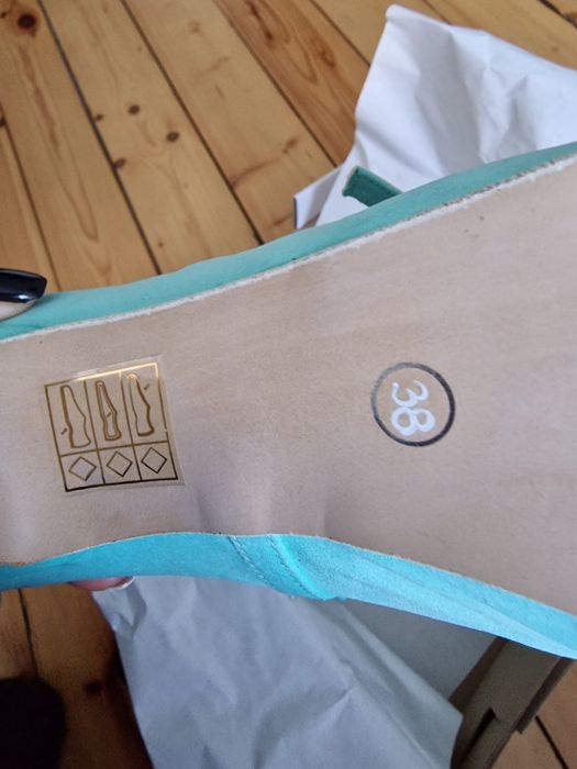 Високи токчета - мента