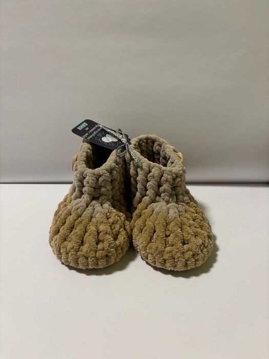 Детски плетени пантофки