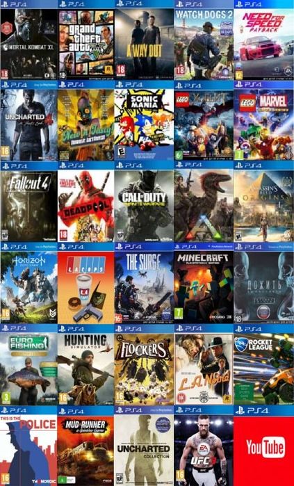 Play station 345  ga uyin yozamin disklar ham mavjud juda arzon narxda