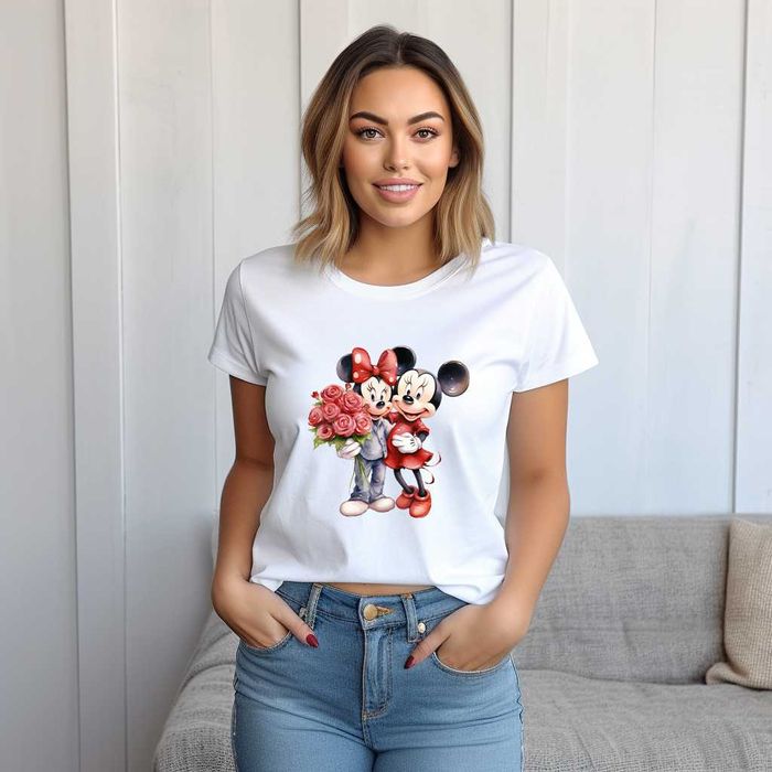 Нови модели тениски Mickey и Minnie Mouse, Размери от XXS до 5XL