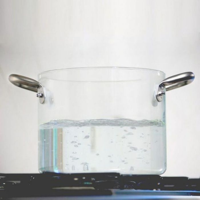 Knindustrie Italy Oala gatit + capac metal  The Glasspot  24cm /  20