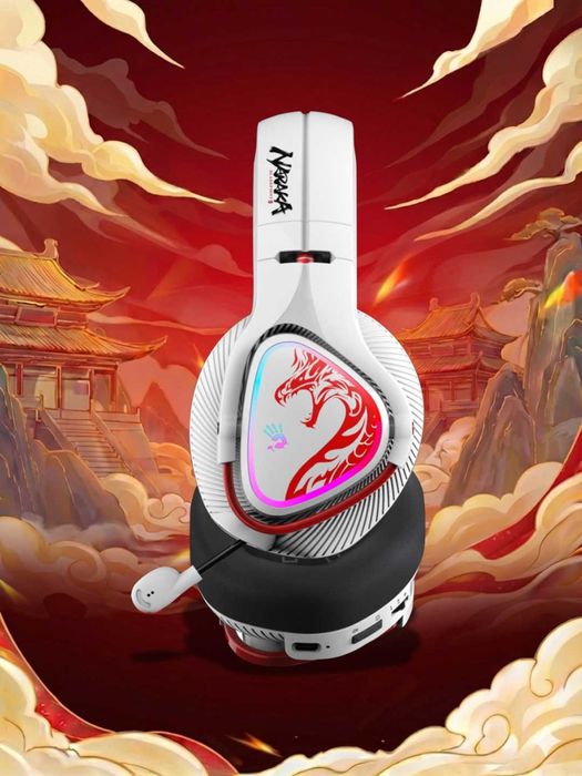 Игровые беспроводные наушники Bloody MR720 Naraka | Bluetooth/2.4 ГГц