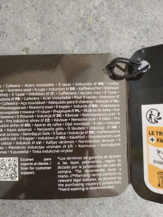 Нова кафеварка San Ignacio, стомана, 9 кафета