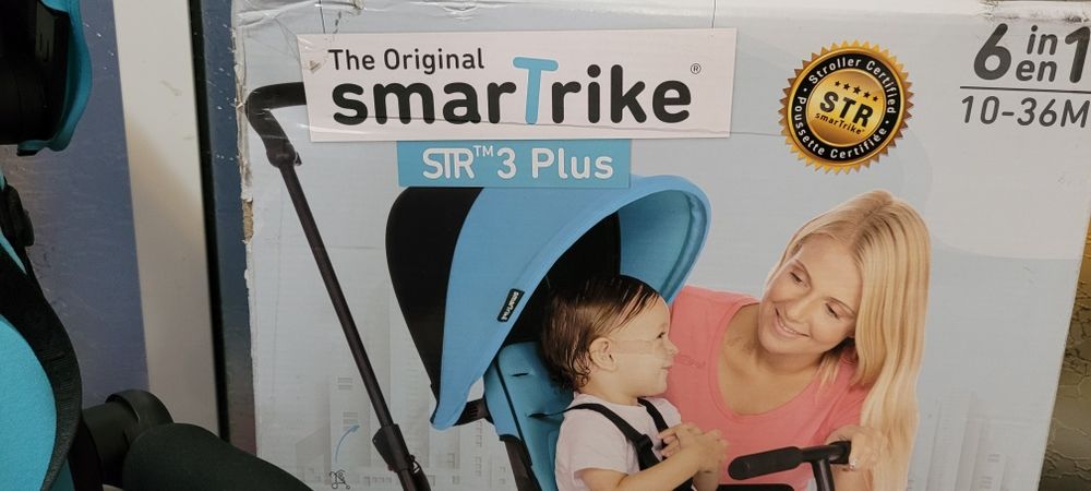 Tricicleta pliabila Smart Trike 6 in 1 STR3 Albastru