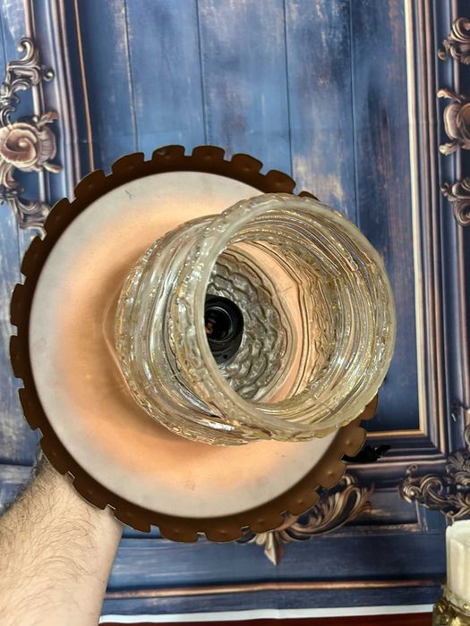 DN569 Lampa de tavan lustra 28cm  diametru alama h - 16cm masiva