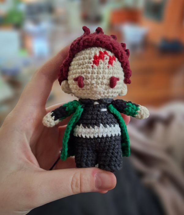 Амигуруми Demon Slayer – Танджиро / Tanjiro | Ръчно плетена играчка