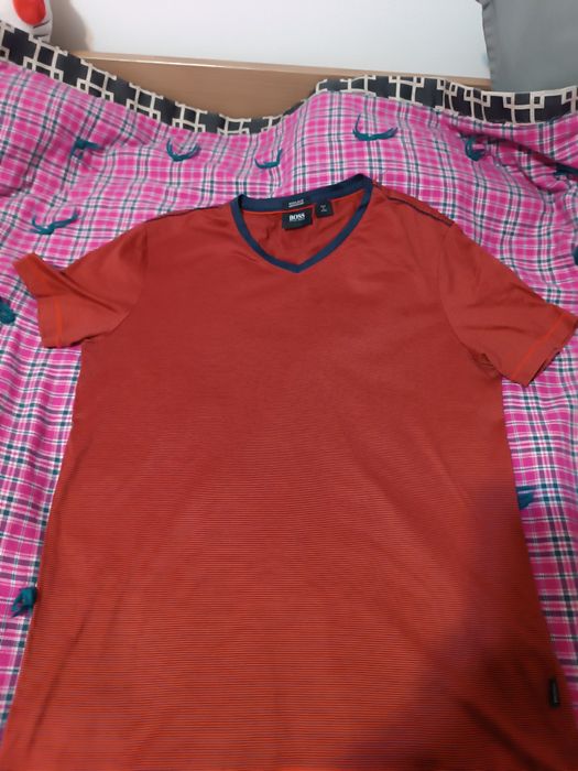 Tricou bumbac cu licra Hugo Boss original mărimea S