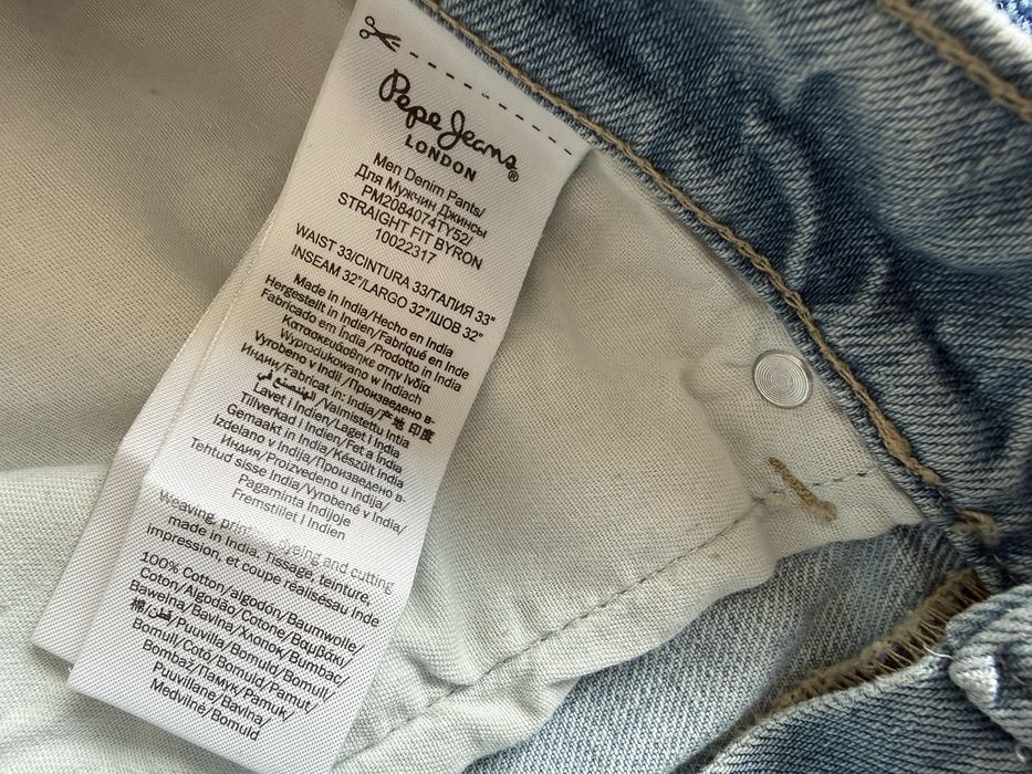 Pepe Jeans Byron Straight Jeans ОРИГИНАЛНИ мъжки дънки - 33 и 34