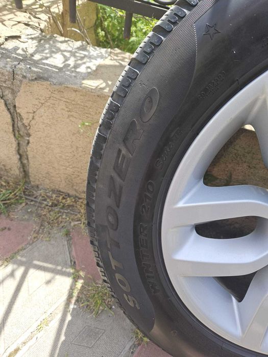 Jante  BMW Style 304 echipate cu WINTER SOTTOZER0 RUN FLAT WINTER 210  și senzori presiune