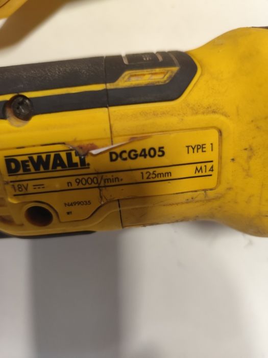 Акумулаторен ъглошлайф Девалт DeWalt DCG405 DCG412