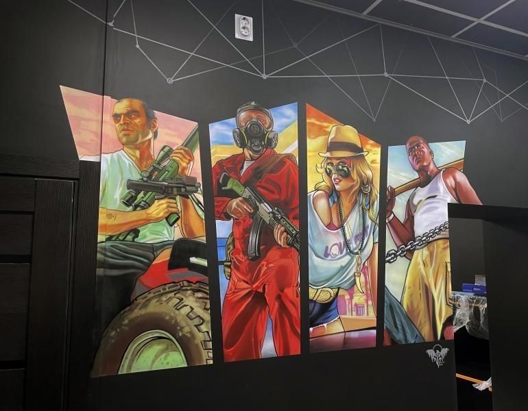 Художник.Роспись стен.муралы