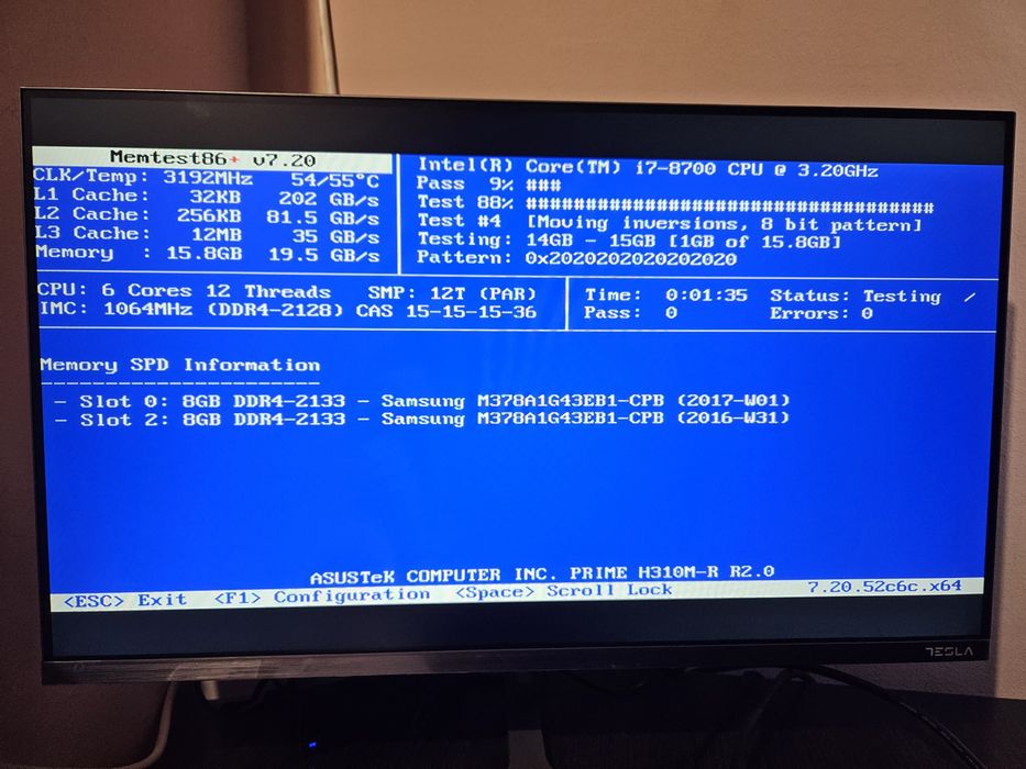 Kit memorii 16GB DDR4 2133Mhz Samsung (2 x 8GB)