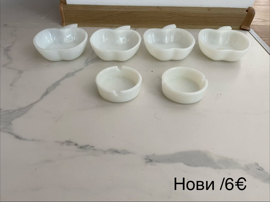 Нови стъклени купи, плата