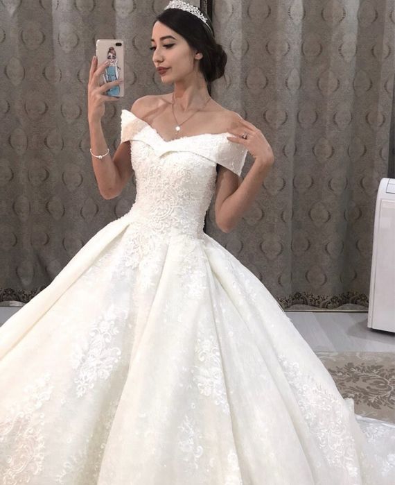 свадебное платье айвори