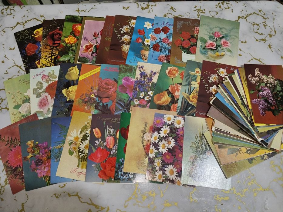 Открытки, новые СССР.