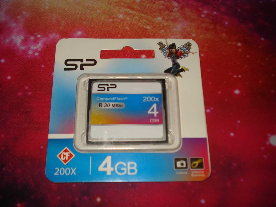 Card memorie compact flash silicon power 4gb nou sigilat