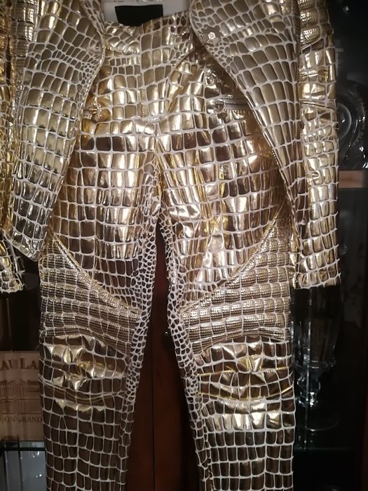 Philip Plein costum S crocodil