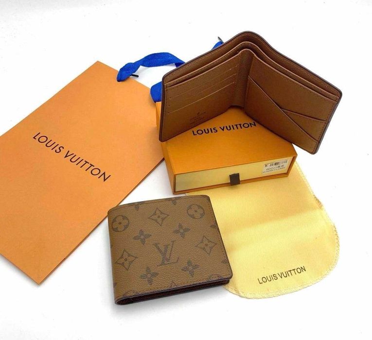 Portofel Louis Vuitton Monogram LV, din Piele Texturată