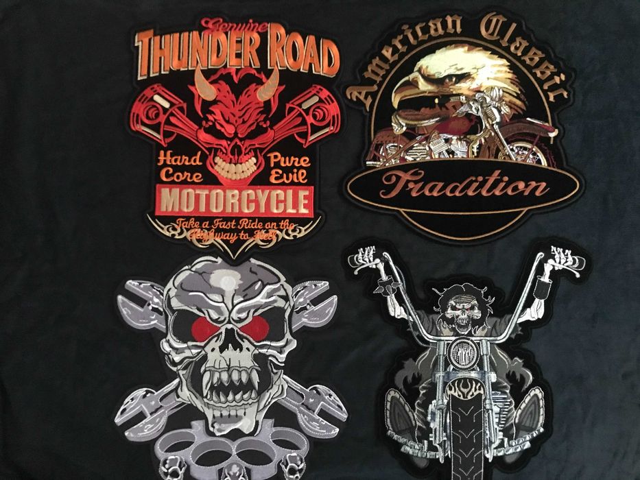 Petic/Patch/Emblema brodat geaca/vesta/etc piele/textil moto/rock/punk