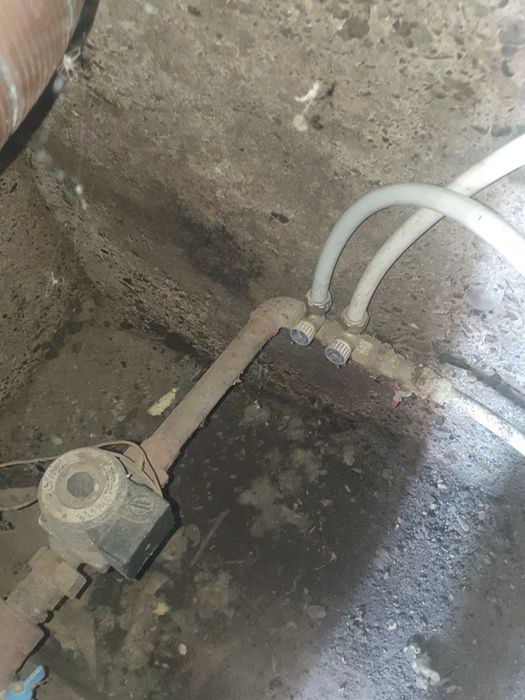 Centrala termică lemne Viadrus 30 kw din fontă + Boiler electric