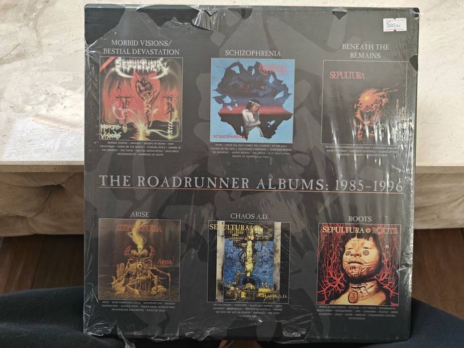 Box set sigilat 6 discuri vinyl color  Sepultura