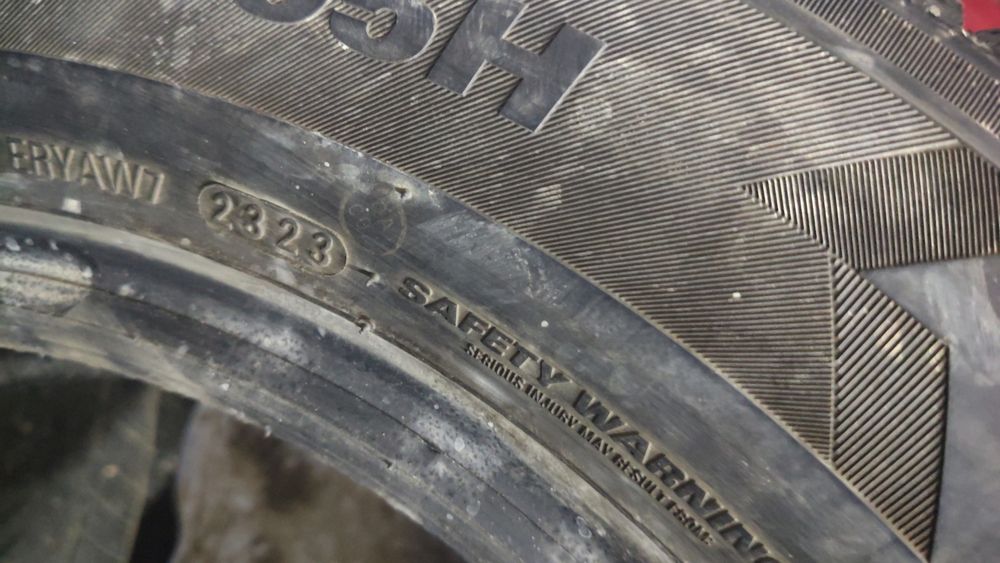 Две шины липучка