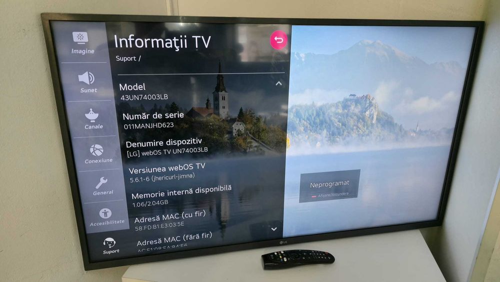 Televizor LED Smart LG (AG.7) Garantie 24 luni