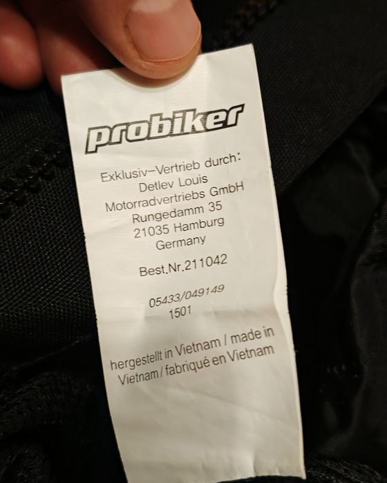 Pantaloni Cafe Racer(L)NOI+ Probiker (XXL) moto impermeabili protectii
