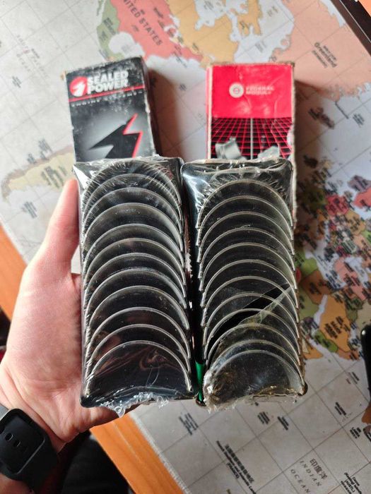 Американские шатунные вкладыши 25мм (0.010) Новые, без установки