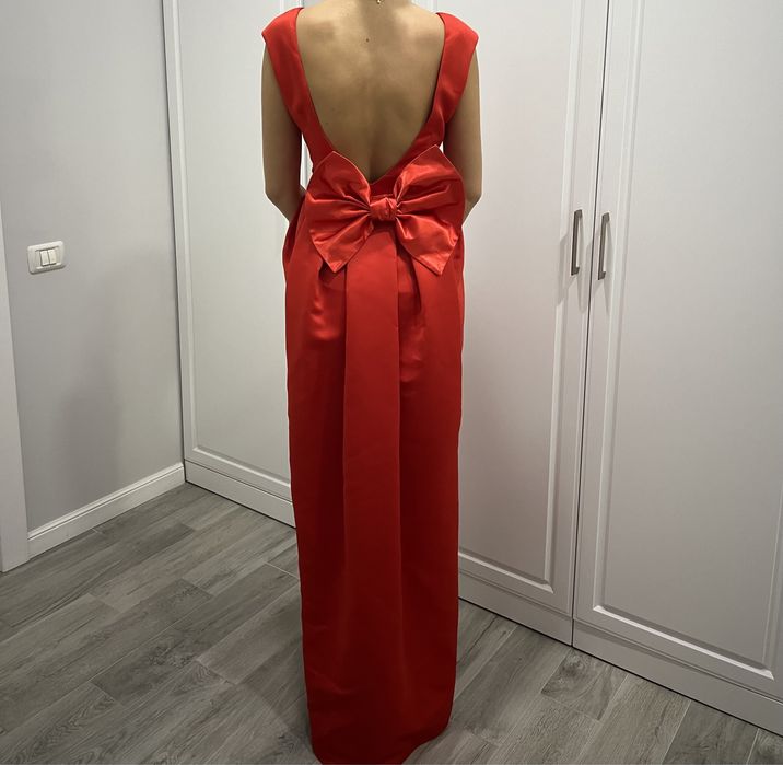 Rochie eleganta rosie de seara