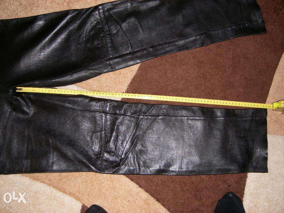 Pantaloni piele motociclist