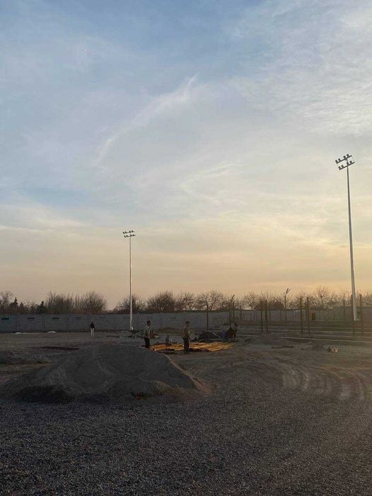 Стадион, футбол майдони ва спорт майдони ёритилиш масталари