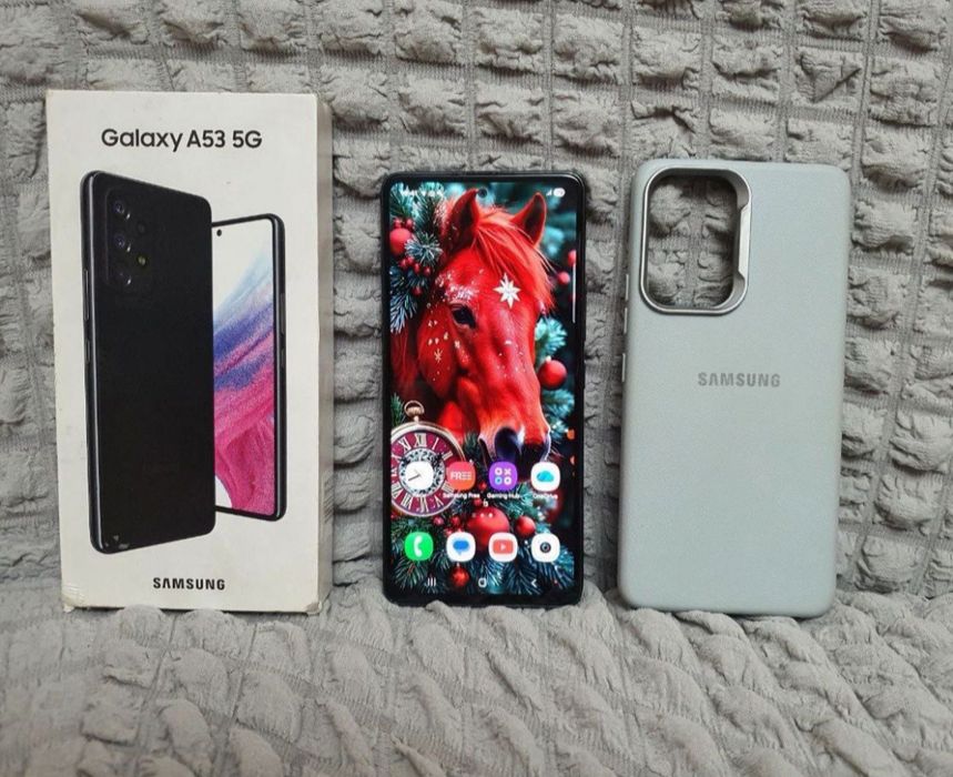 Samsung Galaxy A53 5G 6+6/128GB Black Igravoy Karobka Holati Yaxshi 5G