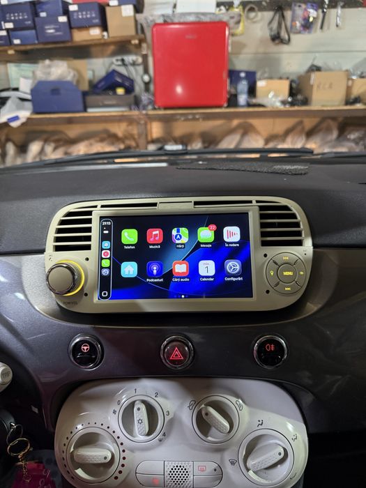 Navigatie Android Fiat 500 2007-2015 Carplay Android Auto