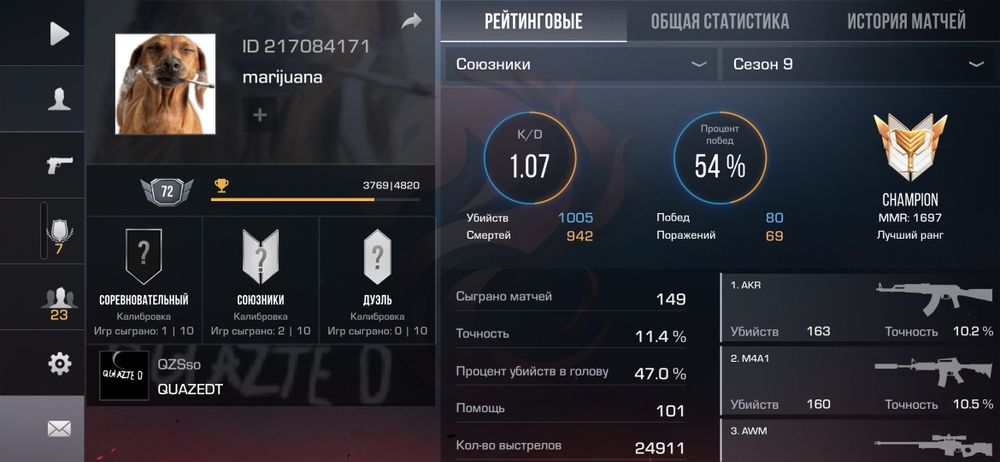 стандофф аккаунт