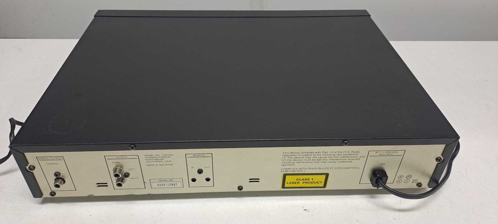 CD Player Audiofil Harman Kardon HD7325 – PWM Bitstream – Coaxial Out